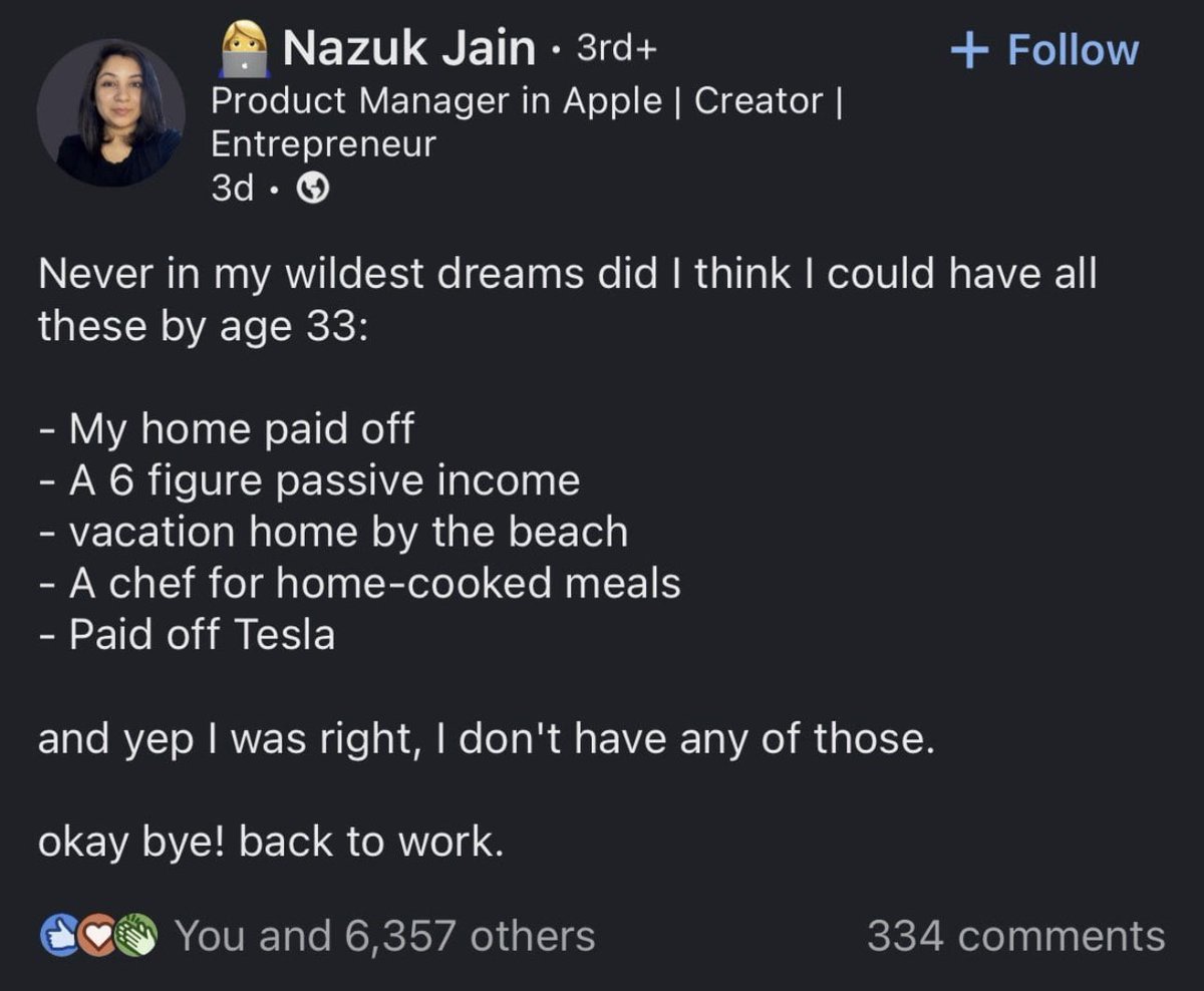 StateOfLinkedIn's tweet photo. You had me in the first half 😂 https://t.co/eUGrfS6QTN