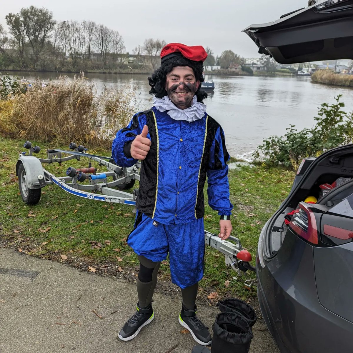 T was weer top bij de Sint intocht in #zwolle en #leeuwarden #flyboardpiet #sinterklaas