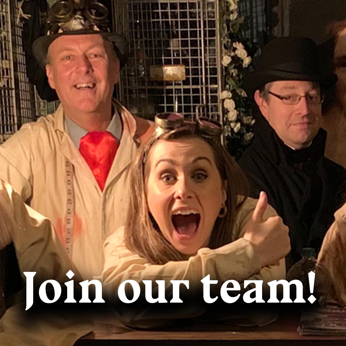 We are recruiting for a Guest Experience Host to join our team!  We seek highly motivated individuals with an abundance of energy, enthusiasm and a passion for creating life long memories for our guests.  Closing date for applications is 30 Nov 2023.   houseoffrankenstein.com/work-with-us