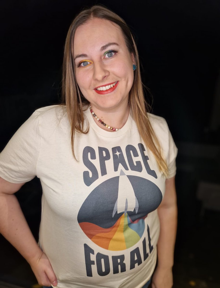 Happy LGBTQ+ in STEM day wonderful people 🌈 #LGBTQinSTEM #SpaceForAll