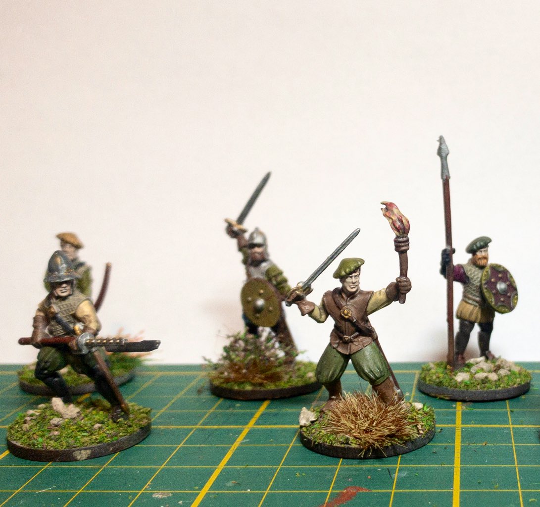 As always some crap photos of some great figures! Some mounted and on foot border reviews from the excellent <a href="/flagsofwar/">Flags of War</a> range. Can’t wait for the kickstarter to arrive!! 
#wargaming #28mm