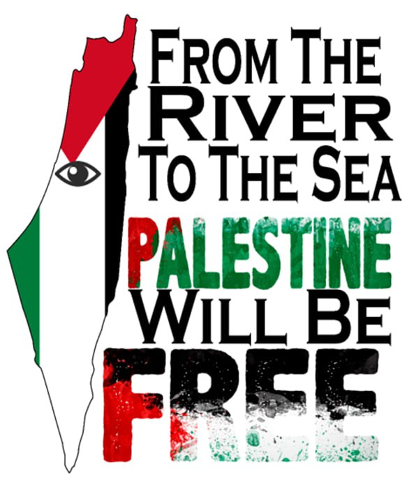 HalimaS01's tweet photo. "FROM THE RIVER TO THE SEA" https://t.co/GB59UD03mq