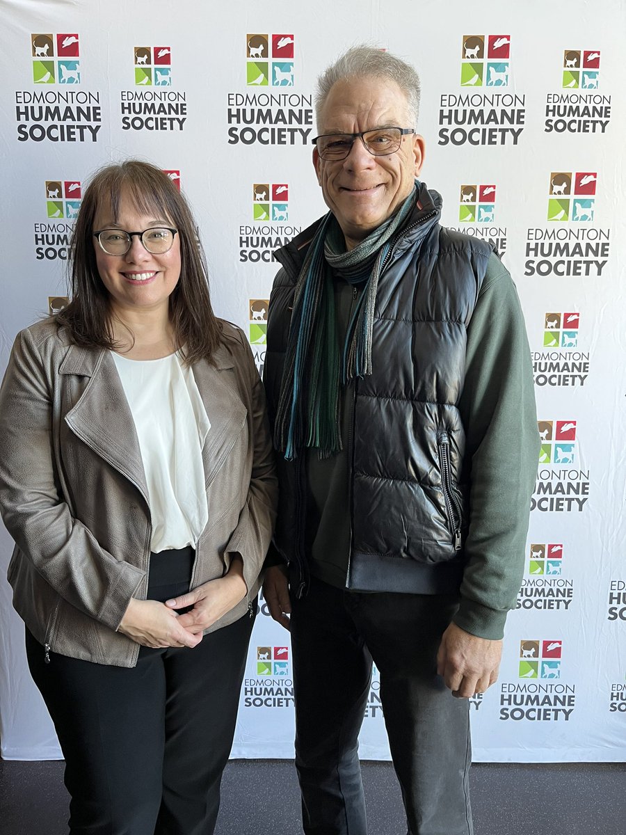 DrTedPurcell's tweet photo. Here today at Made for Pets:Winter Market with EHS CEO Liza Sunley. Plenty of time to stop by @EdmontonHumane. Lots to see for people and pets until 4 PM ! https://t.co/7QS9fzYvgd