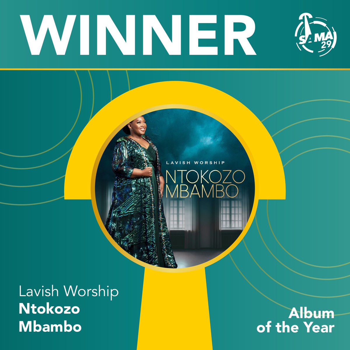 ✨ Huge congratulations to <a href="/NtokozoMbambo/">Ntokozo Mba(mbo-tha)</a> for clinching the coveted award for Album of The Year Award at #SAMA29 !

Your exceptional talent and dedication have rightfully earned this recognition. #MusicHasItAll
