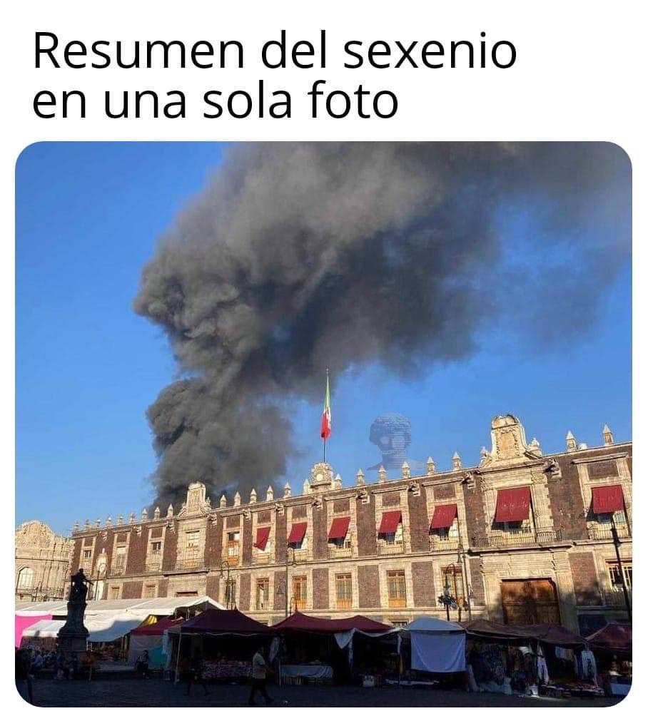 An_AMLO's tweet photo. Año de no dejar todo en cenizas https://t.co/tFvfxPm4iN
