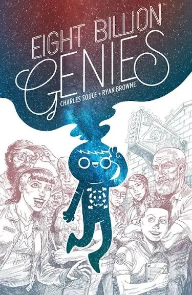 Look at this little love! 8BG is so dear to me and it’s creators are every bit as wonderful IRL as you would want someone whose work you support to be 🤗 If you haven’t read 8BG I hope that changes soon! And their is a trade w/makes a great gift @RyanBrowneArt @CharlesSoule