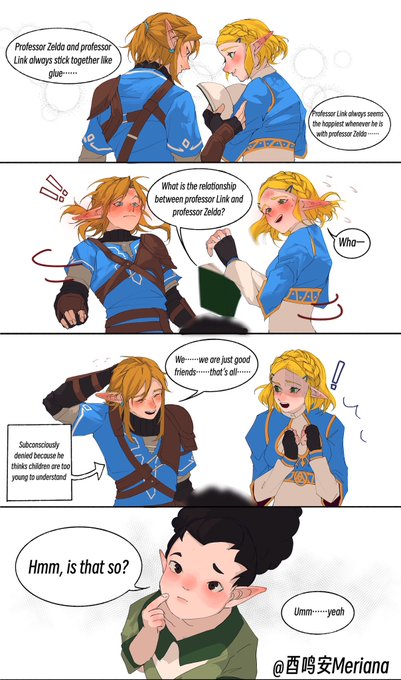 "Good friends"
#zelink #zelda #totk #リンゼル #ゼルダの伝説 
