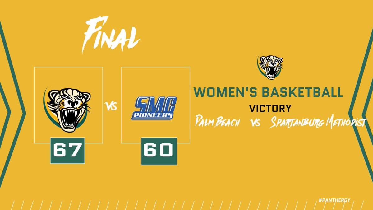 palmbeachwbb's tweet photo. Lady Panthers come back from 13 down to remain undefeated. LJ with 20, Savannah with 14. Complete team victory https://t.co/VzLgNWfu2R