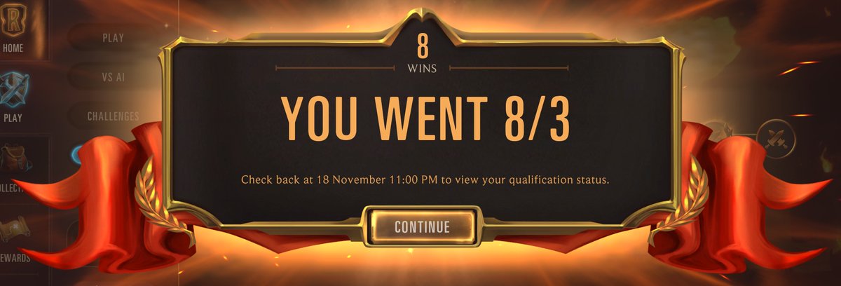 Yet another top cut!! First time I qualified with 8 wins, glad it was enough 😤🏆
If I perform well tomorrow I might make Worlds 👀