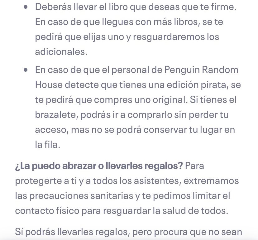 🚨Información Importante🚨 Para los que irán a la presentación y firma del libro de @PPTeamLesslie aquí les dejo más info e instrucciones sobre el evento para que todos sepamos cómo será la organización, etc. igual pueden ver esta info en eventbrite.com.mx/e/presentacion…