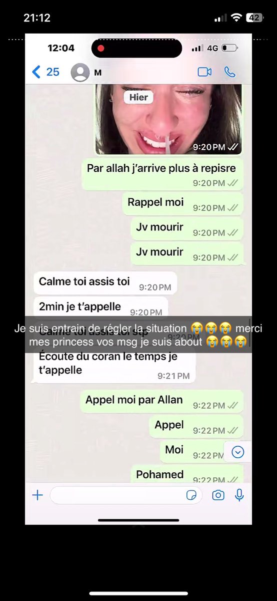 chrr_444's tweet photo. C’est une blague elle a envoyé cette photo ? #yousralkh https://t.co/2NQ9jqw374