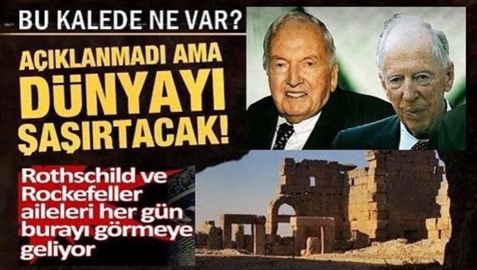 Rothschild ve Rockefeller ailelerin görmeye geldikleri #Zerzevan_Kalesini daha önce yazmıştım.