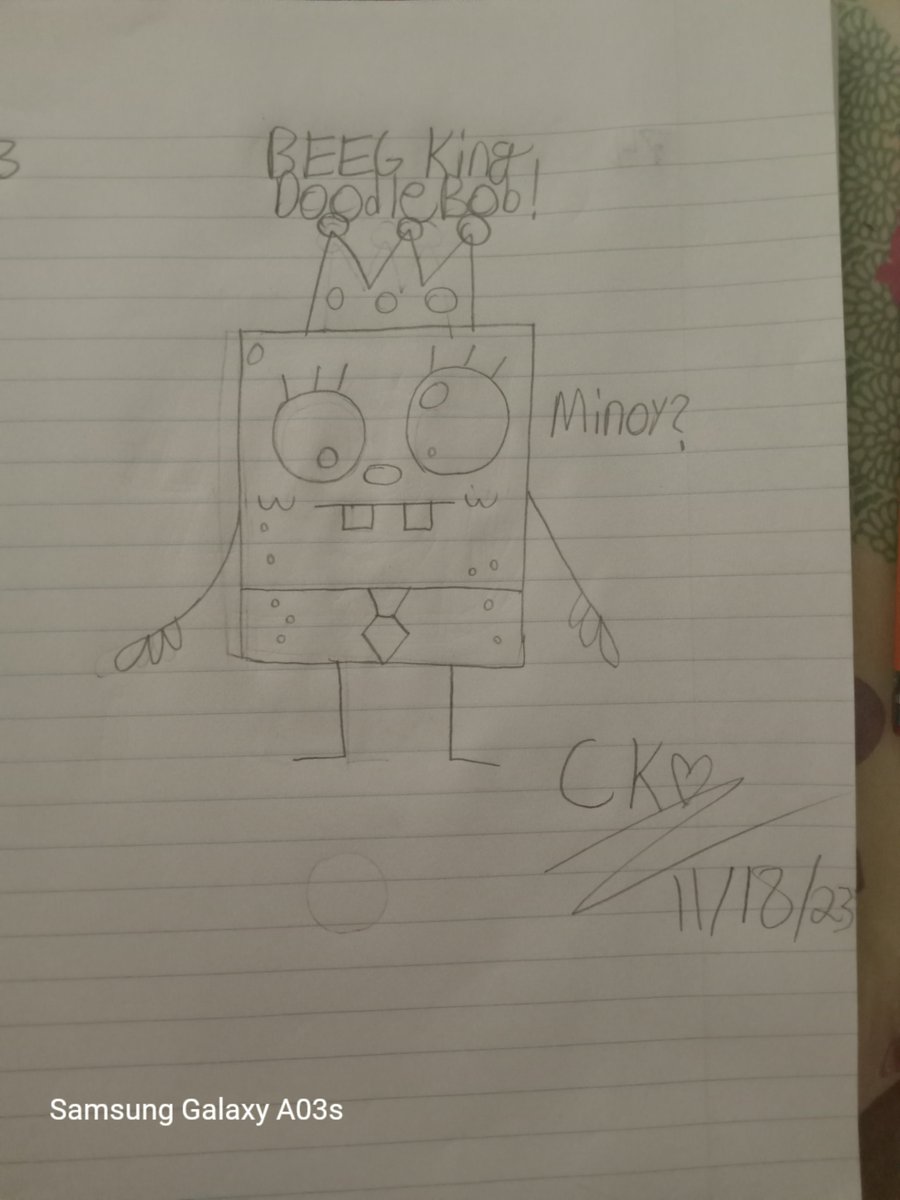 FluffBunBun's tweet photo. King DoodleBob https://t.co/IwdvLeZYLI