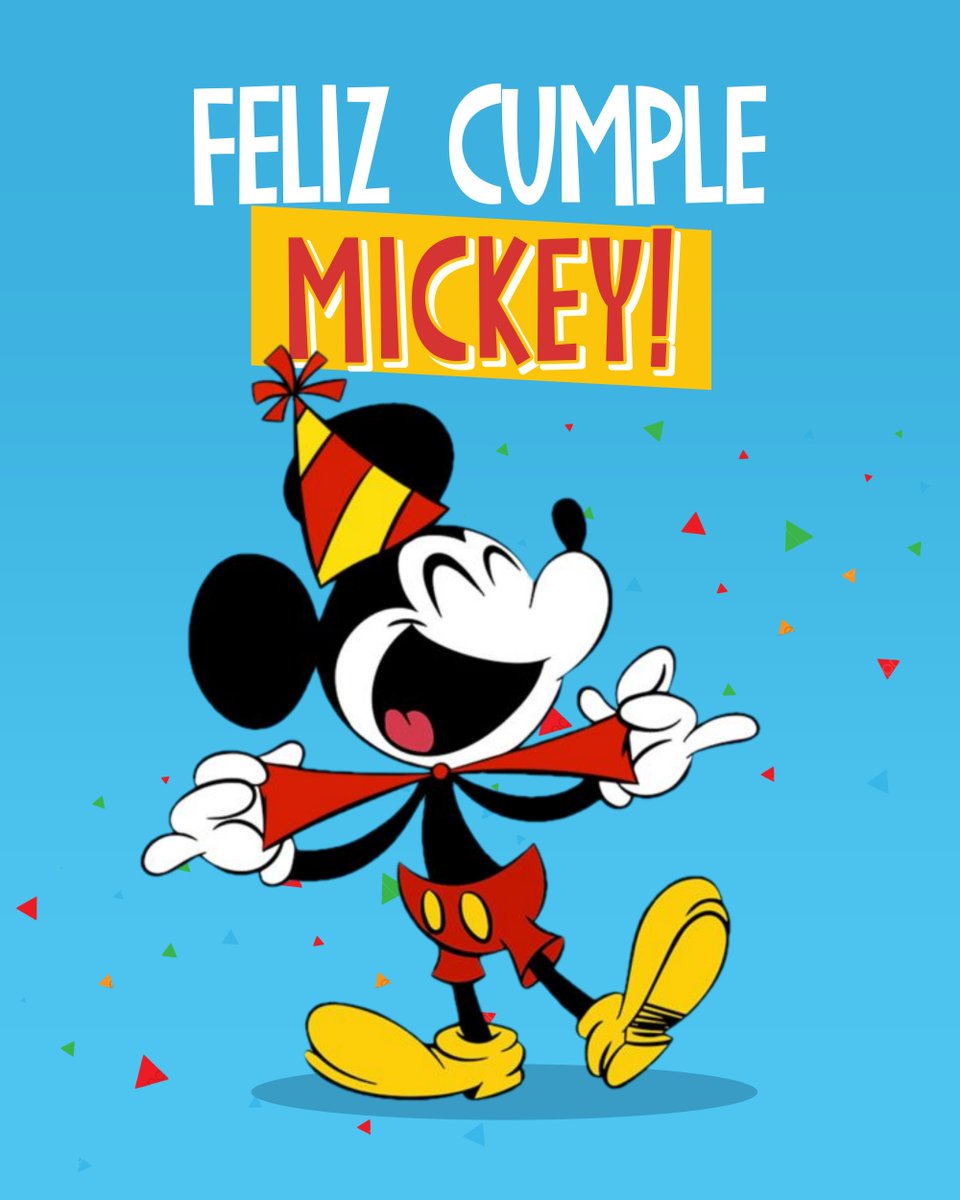 mydisneylatino's tweet photo. Todo comenzó con él... ¡Feliz cumple Mickey! https://t.co/rHfln3Acbw