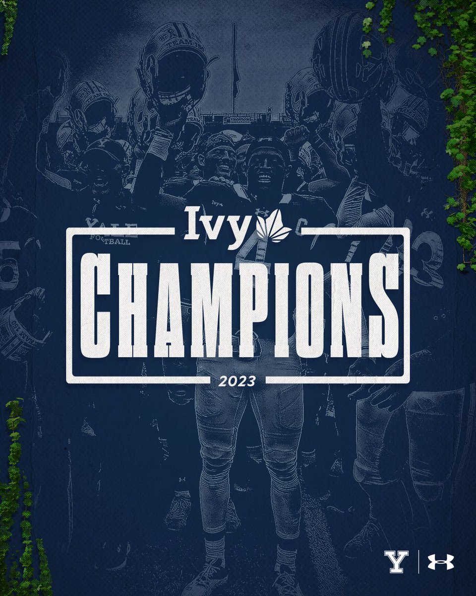 BACK TO BACK‼️ The Yale Bulldogs are Ivy League Champions for the second consecutive season 🏆🏆