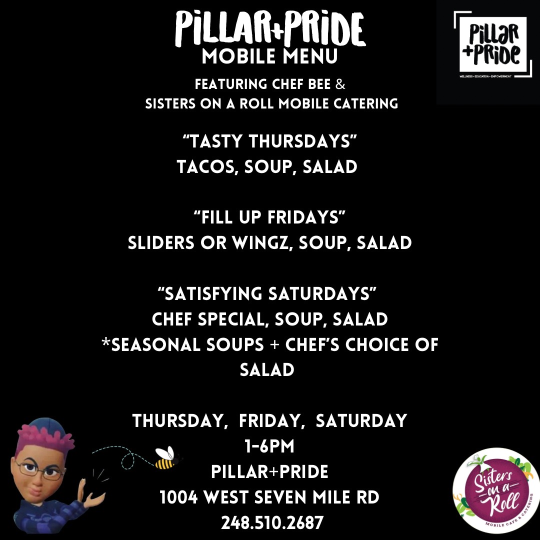 Today til 6pm Vegan 🌿 Vegan 

Phish
ChickN(Shrooms) or Wingz 
Peppa Steaq 
 Yams
Stringbeans 
MacNCheeze 
Cabbage Stir-fry 
Lobbstir Bisque

Citrus Hibiscus Tea
#wagewarwithafork
