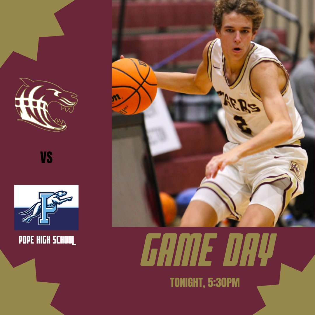 🚨GAMEDAY🚨

📅 Today
🆚 Pope High School
📍North Forsyth High School
⏰Varsity Boys 5:30pm

Your Dawson County Tigers travel to North Forsyth to face off against Pope High School in the 1st round of the North Forsyth Raider Classic. We need Tiger Nation to show up tonight!