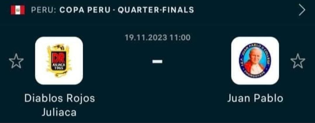 marceloburgosf's tweet image. Mientras tanto en la #CopaPerú este domingo se enfrentan Los Diablos Rojos vs. Papa Juan Pablo II. 

Partidazo para alquilar balcones…