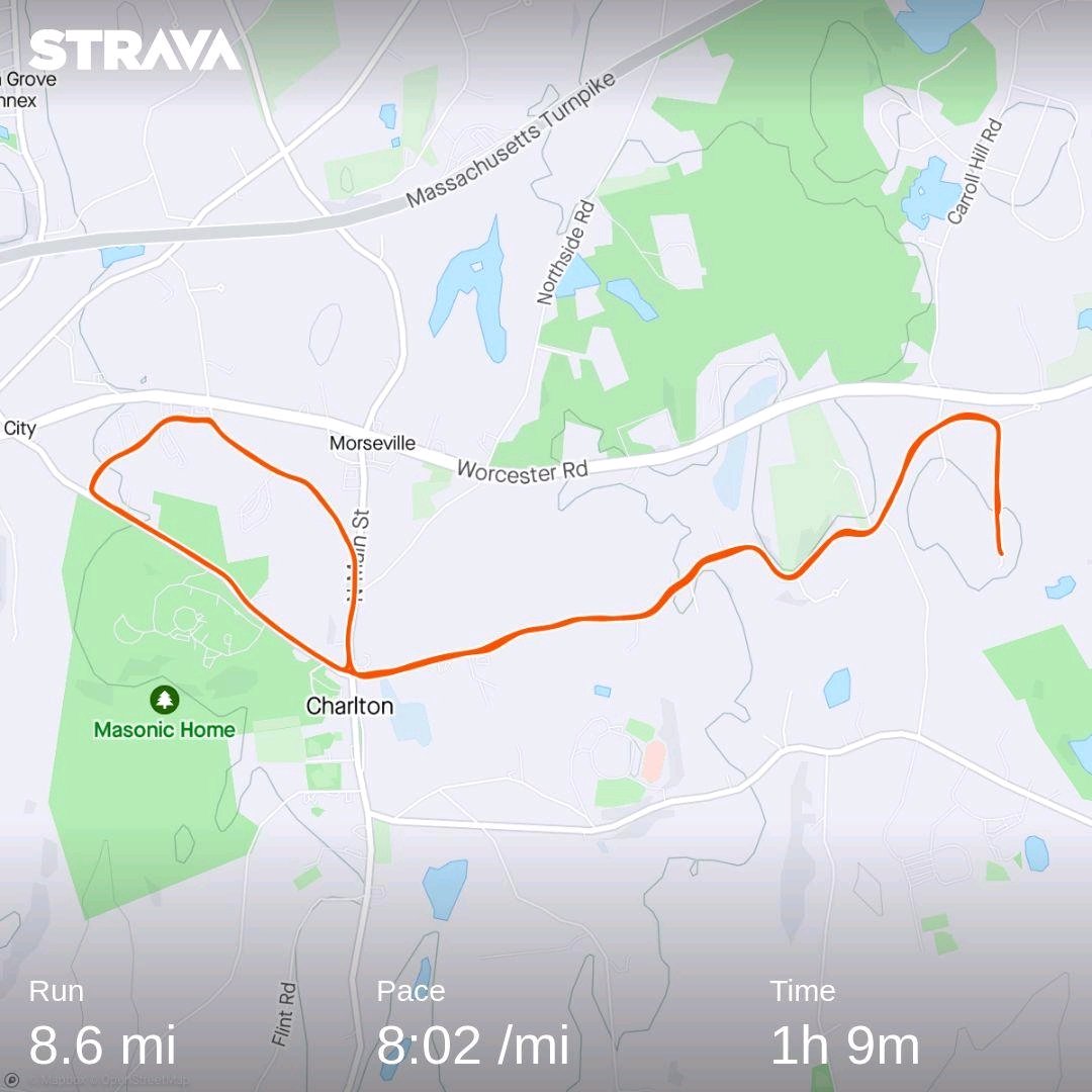 Steve_Dozois's tweet photo. First afternoon run in along time. Only time I could get it in today. #marathontraining #BQorbust
https://t.co/uiretQKldR https://t.co/8DstglAfa6