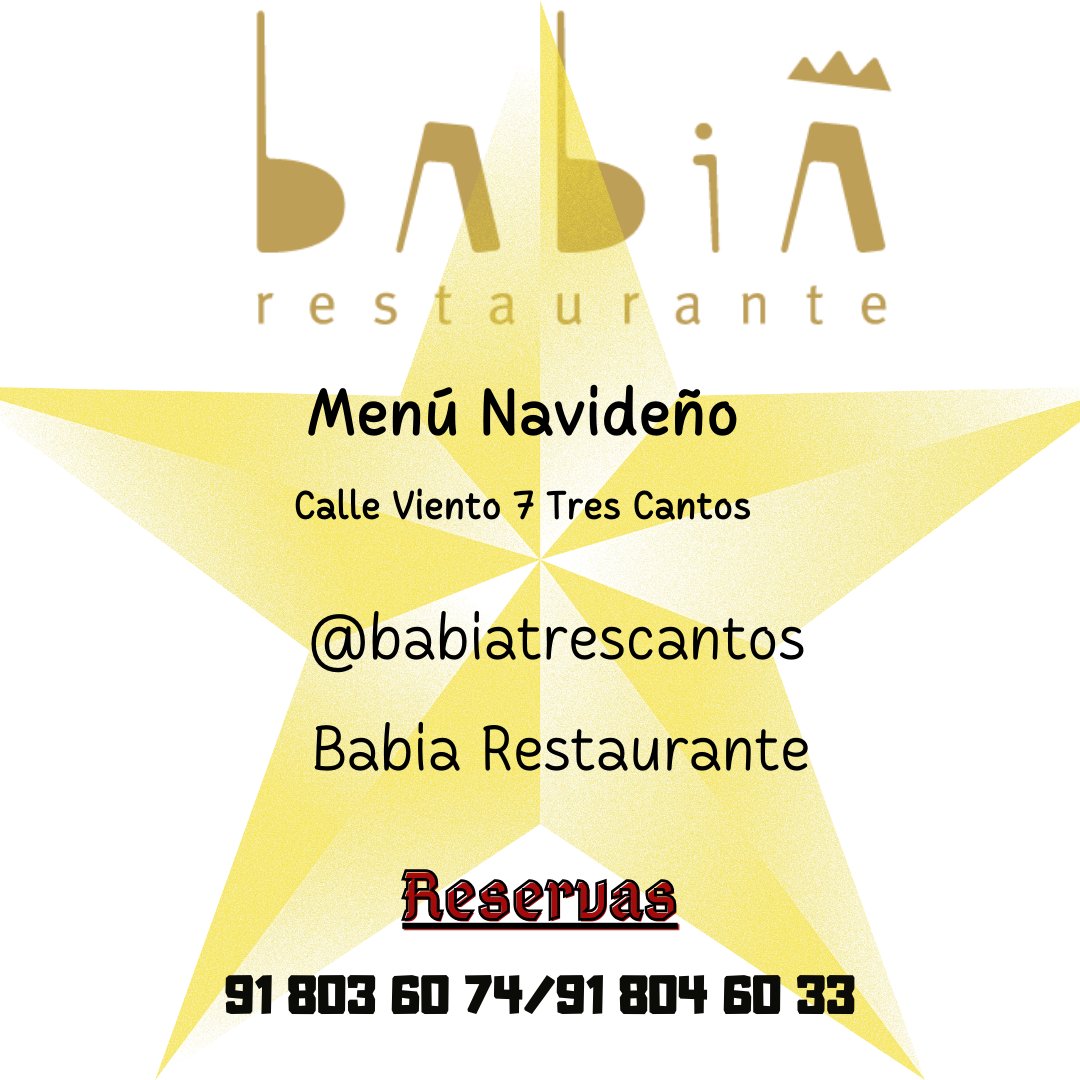 BabiaRestaurant's tweet photo. ¡En Babia Restaurante, la magia de la Navidad se sirve en cada plato! 🌟 Este año, deleita tus sentidos con nuestro exclusivo menú navideño, diseñado para cautivar a los paladares más exigentes. #BabiaFestivo #MomentosInolvidables https://t.co/fxysbT4gEh