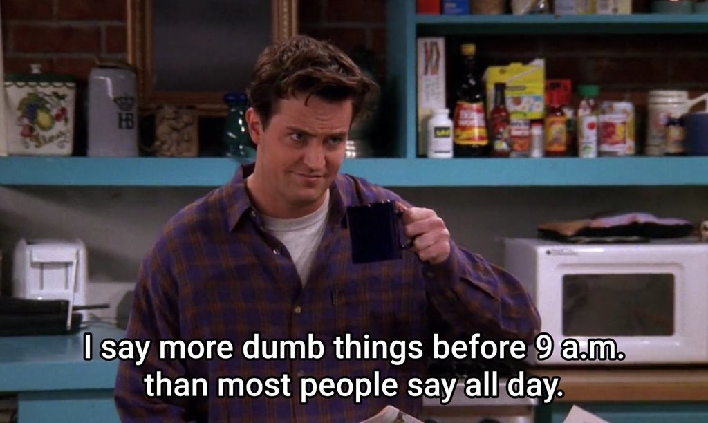 no context chandler bing (@nocontxtbing) on Twitter photo 