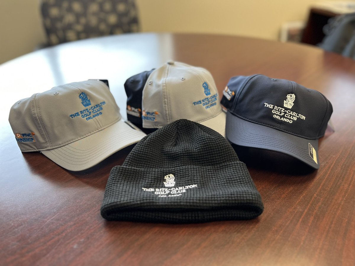 New grounds staff @AHEADUSA headwear for the winter and tournament season.