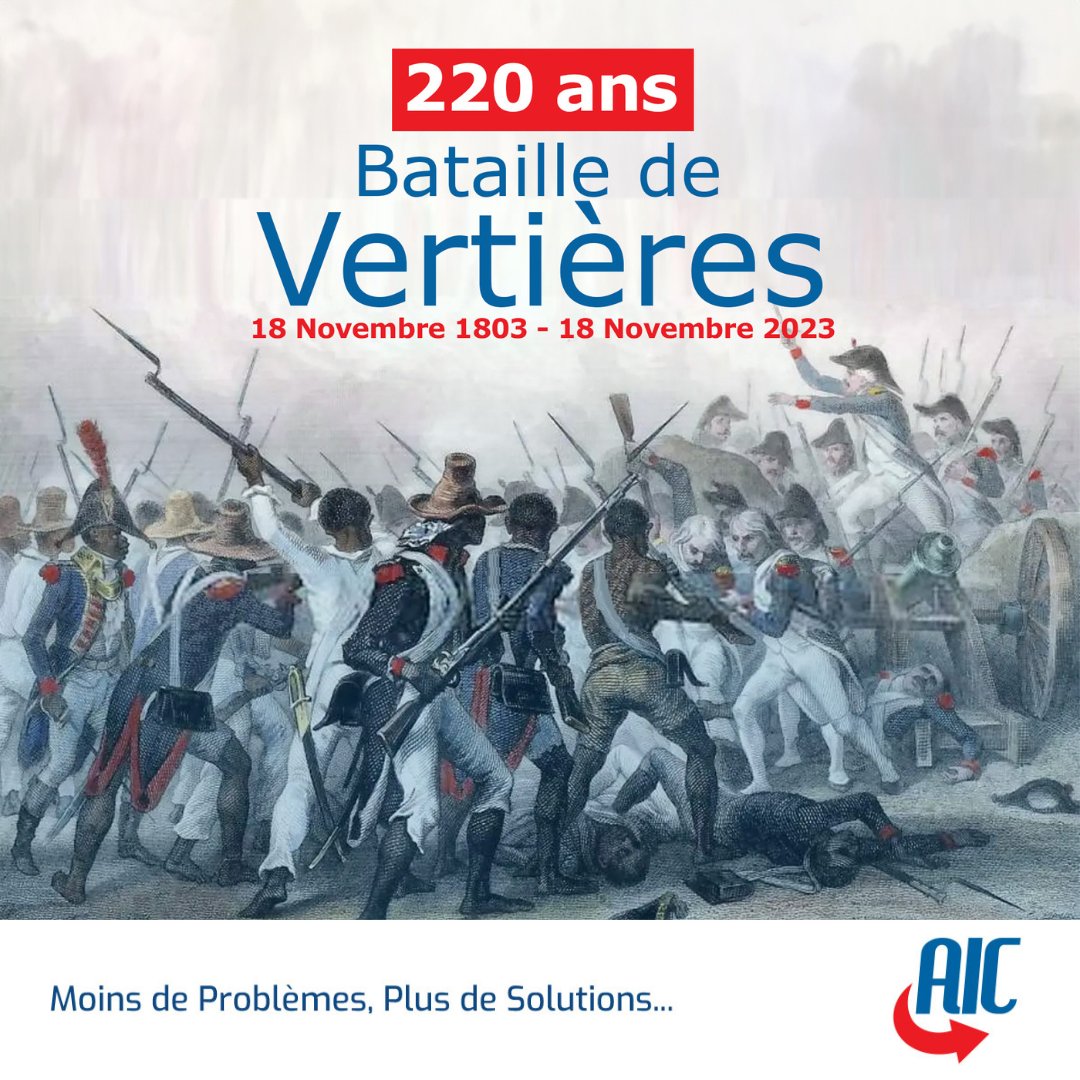 220 ans depuis la Bataille de Vertières, aujourd'hui nous rendons hommage à ces hommes courageux. #Haiti #hommage #Vertières #220ans