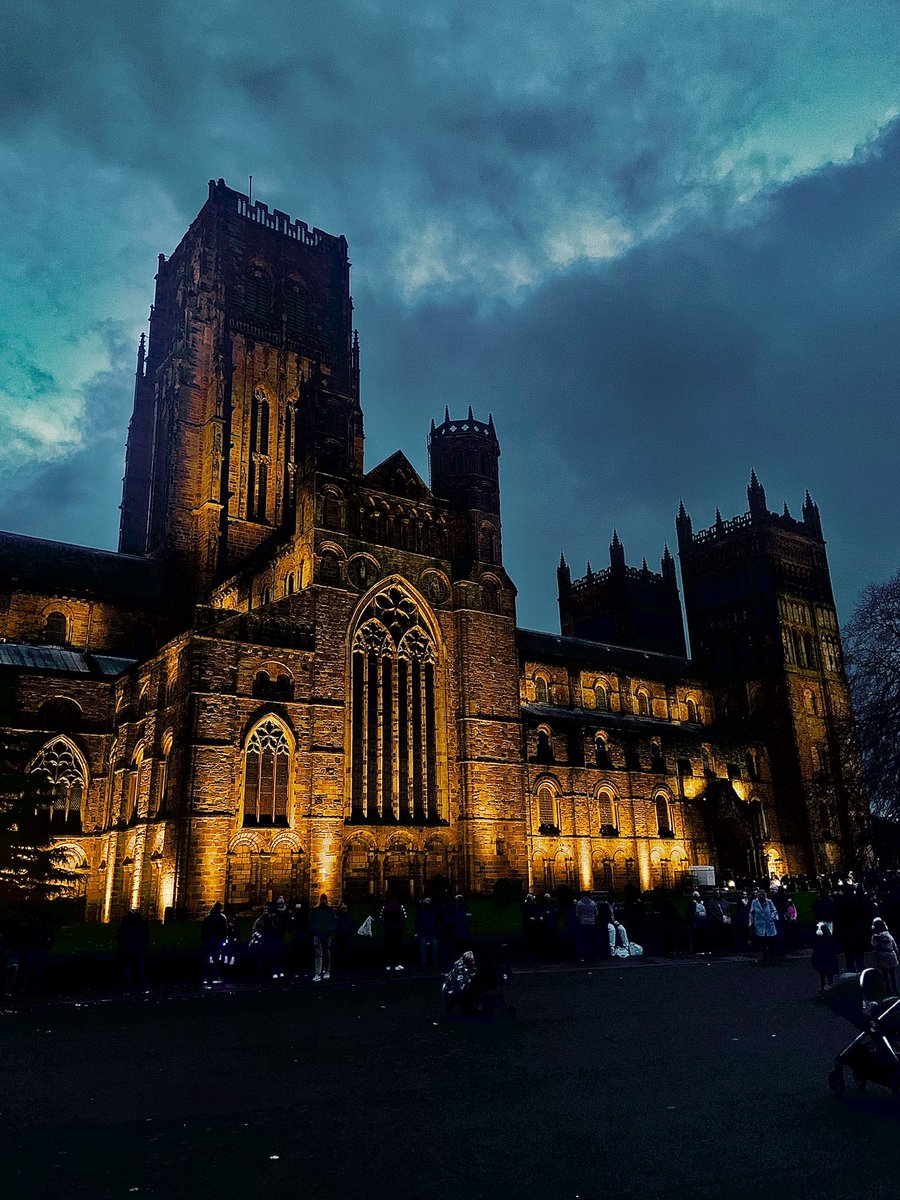 A few more pics from @durhamcathedral today. Spectacular even before @lumieredurham was switched on