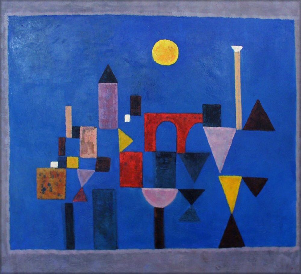 'Puente Rojo'. Paul Klee. 1928.