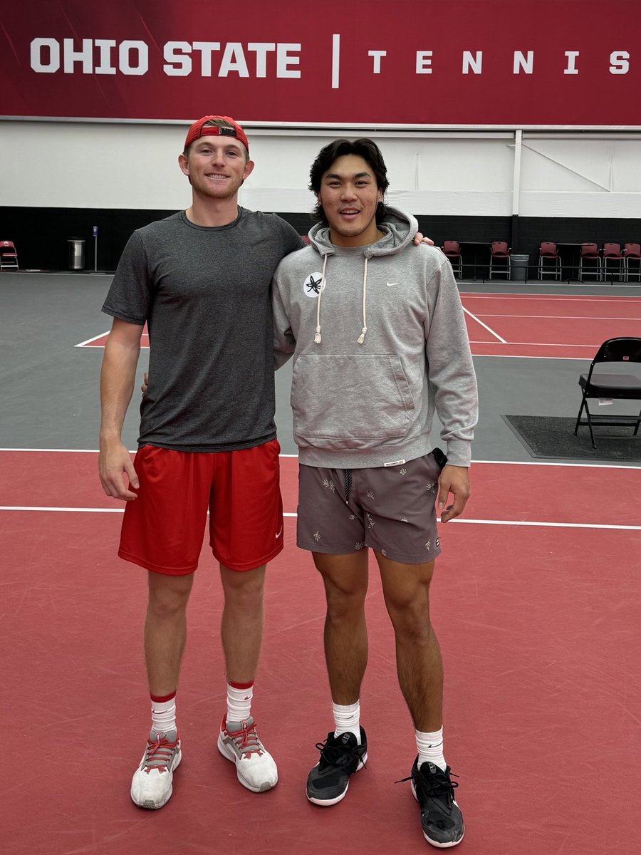 What a way to cap the fall! Robert and Bryce win the ITF 25K this week #GoBucks