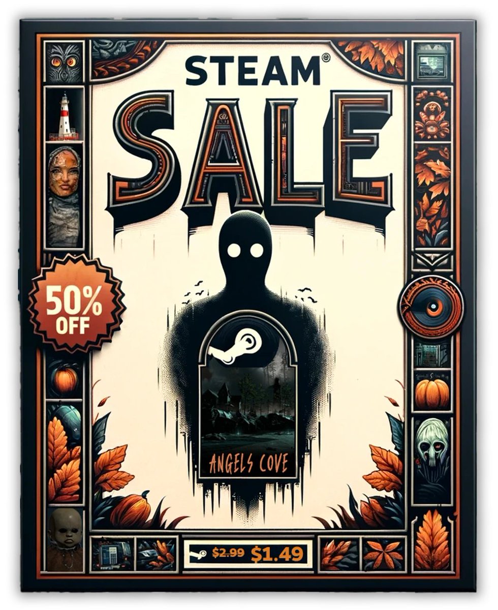 cgcowboy's tweet photo. ๐๐ฎ Dive into the mystery of #AngelsCove this Autumn ๐ Get 50% off in the #SteamSale.
Uncover secrets, navigate challenges, and immerse in a world of intrigue. Don't miss out!
https://t.co/Eyr43U8LDJ
#IndieGame #HorrorGame #PCGaming #IndieDev #GameDev #SteamDeals https://t.co/Nu2XjXmefk