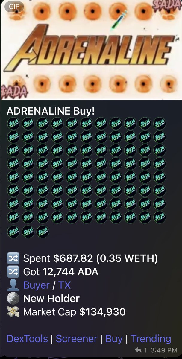 Adrenaline | ADA tweet media