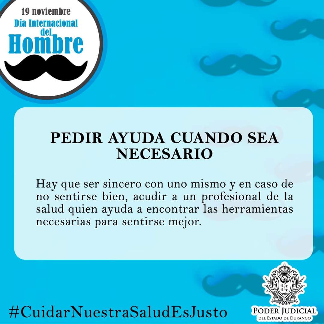 #DíaInternacionalDelHombre
#SaludMasculina
#Movember2023 
#19Nov

@yoladelatorre 
#PJDGO