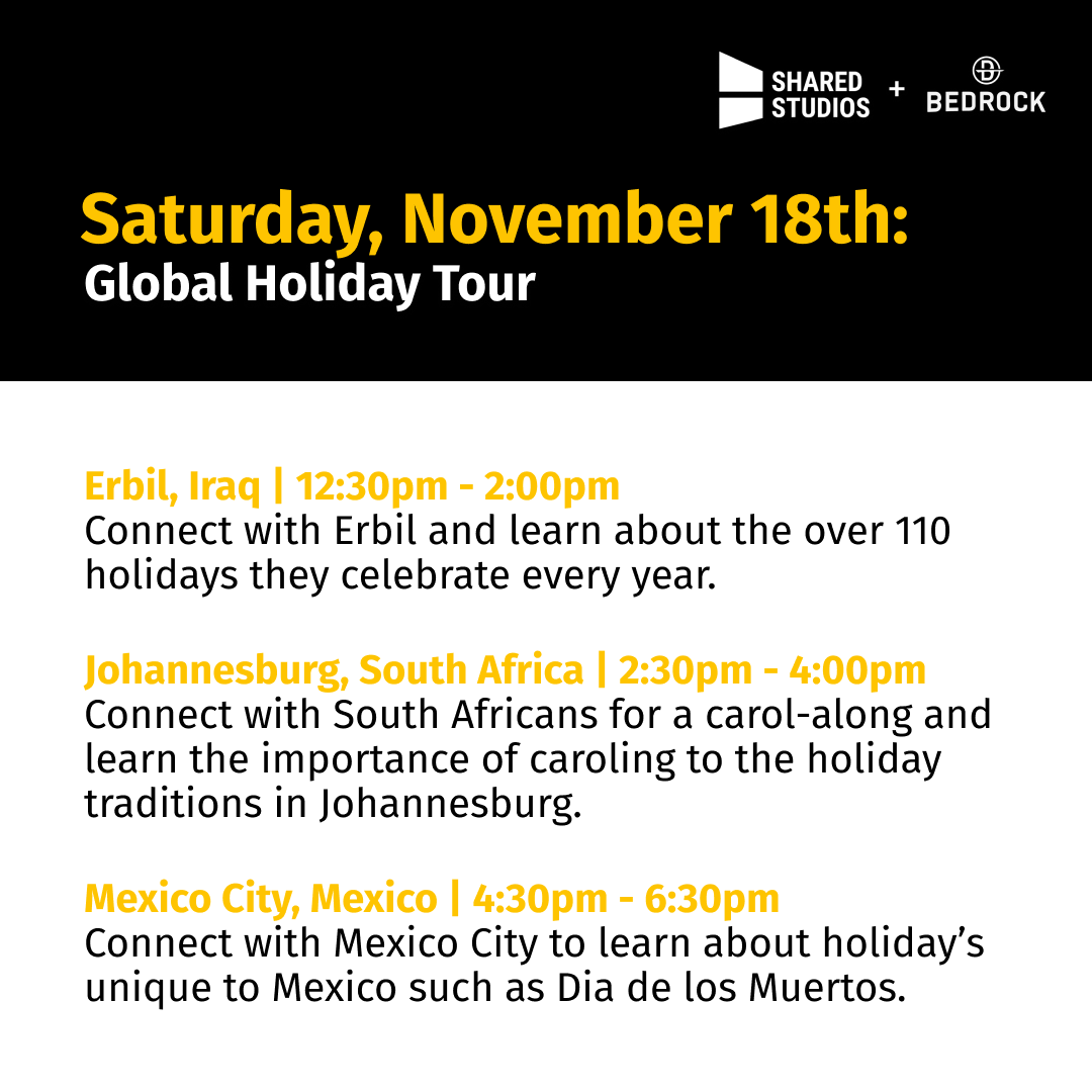 Yesterday was the first day of the <a href="/sharedstudios/">Shared_Studios</a> Detroit event partnership with <a href="/bedrockdetroit/">Bedrock</a>! (1/2)

#SharedStudios #BedrockDetroit #GlobalConversations #CommunitySupport