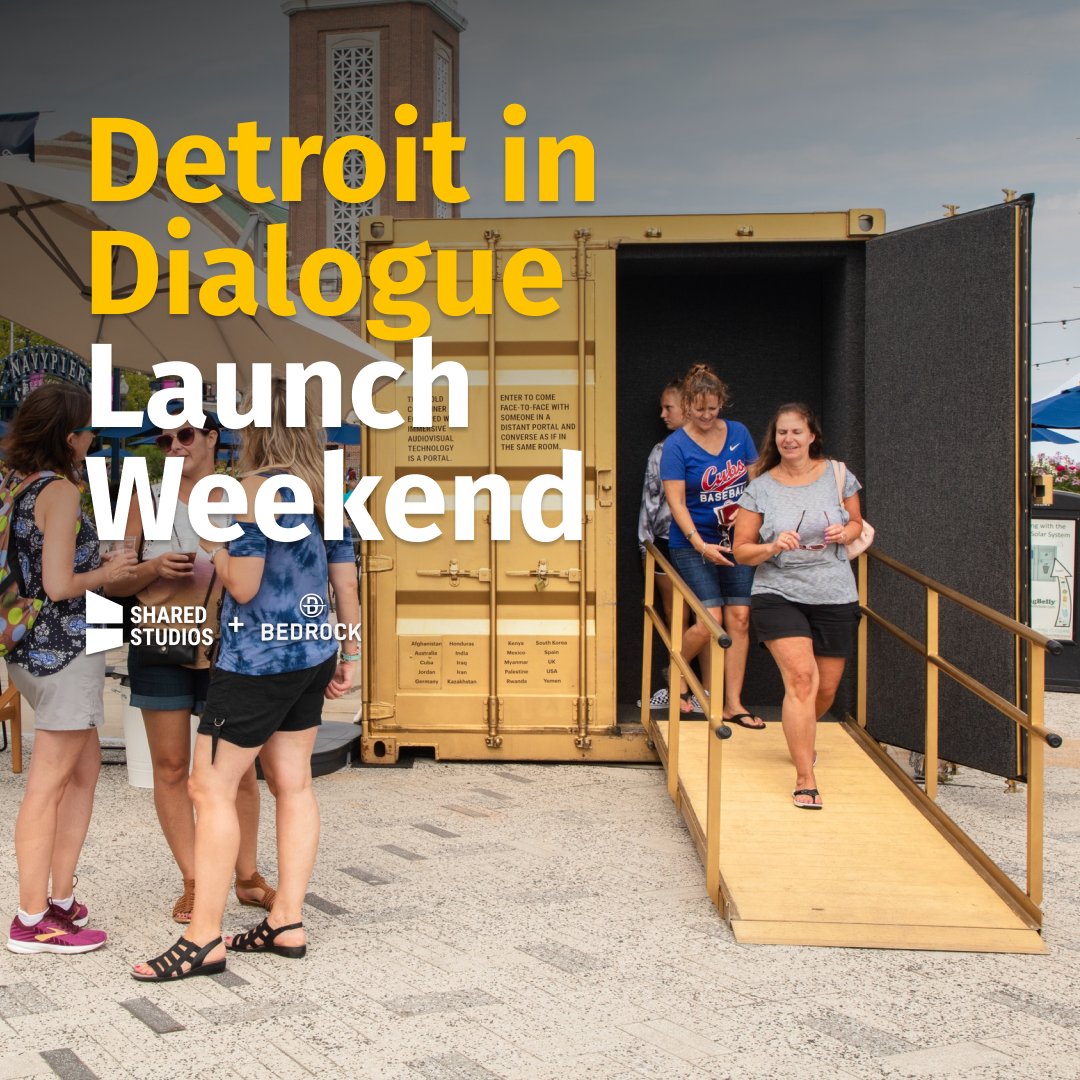 SharedStudios's tweet photo. Yesterday was the first day of the @sharedstudios Detroit event partnership with @bedrockdetroit! (1/2)
#SharedStudios #BedrockDetroit #GlobalConversations #CommunitySupport https://t.co/RTLRDwOFbk