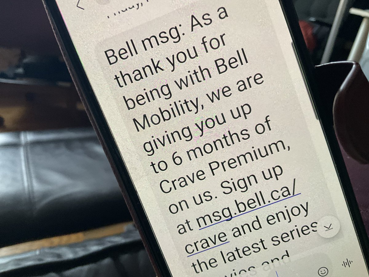 Hey! I received a text from <a href="/Bell_Support/">Bell Support</a> <a href="/BellMobility/">BellMobility</a> <a href="/Bell/">Bell</a> and then told there is no such offer. Anyone else? Is this a scam?