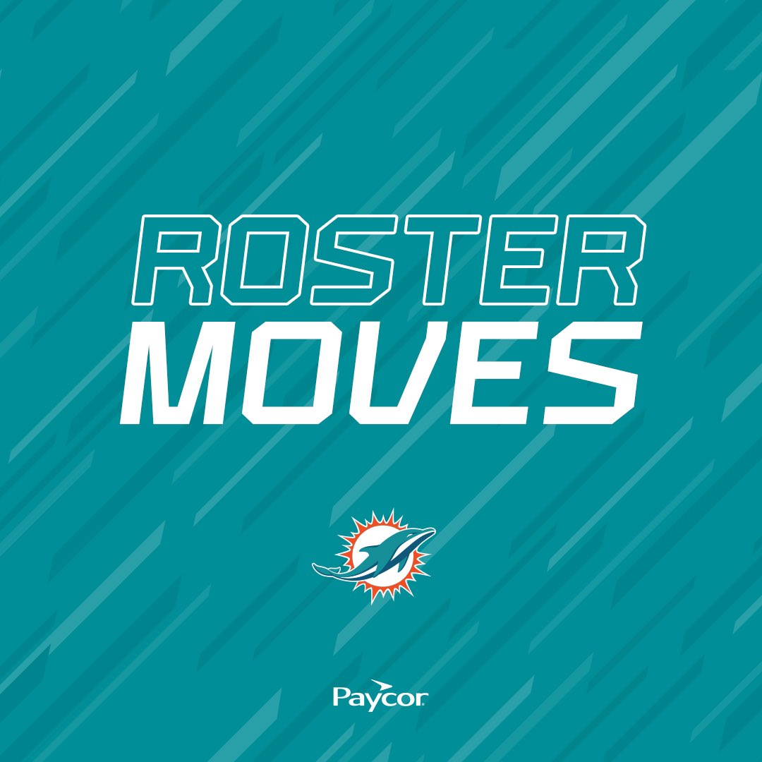 We have made the following roster moves ahead of #LVvsMIA:

🔹 Activated RB De’Von Achane off IR
🔹 Signed WR Robbie Chosen to the practice squad
🔹 Released RB Jake Funk from the practice squad
🔹 Elevated Chosen &amp; OL Chasen Hines to the active roster for Sunday’s game