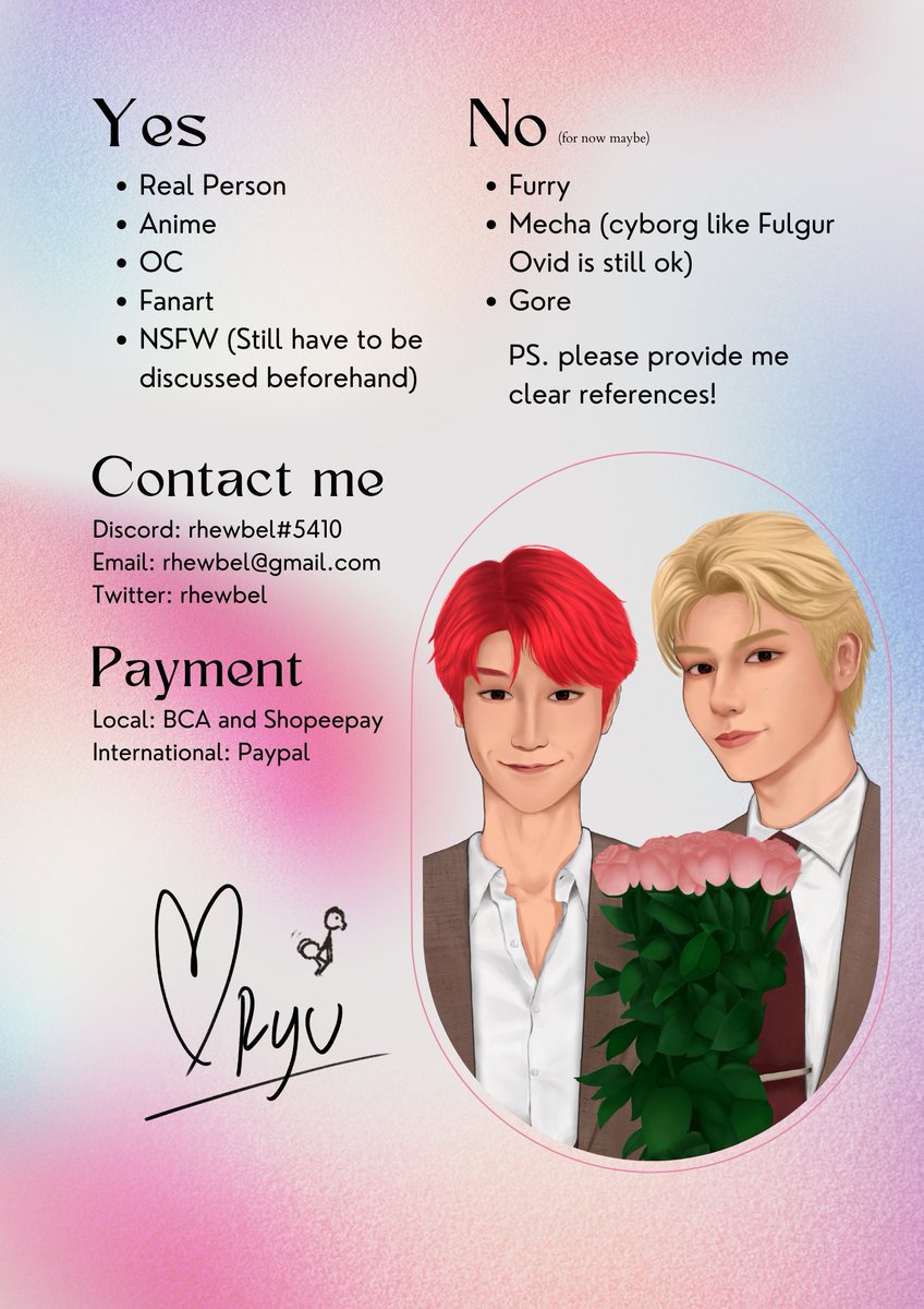 rhewbel's tweet photo. ✨RTS ARE VERY APPRECIATED <3
‼️ URGENT OPEN COMMISSION ‼️

Henlo! I'm open for commission Local and Inter to pay for my college tuition ಥ⁠‿⁠ಥ you can pay lower price from what attached on the pic! fr fr very urgent 

#artidn #opencommissions #commissionsopen #urgentcommission https://t.co/ws4eGW38k5