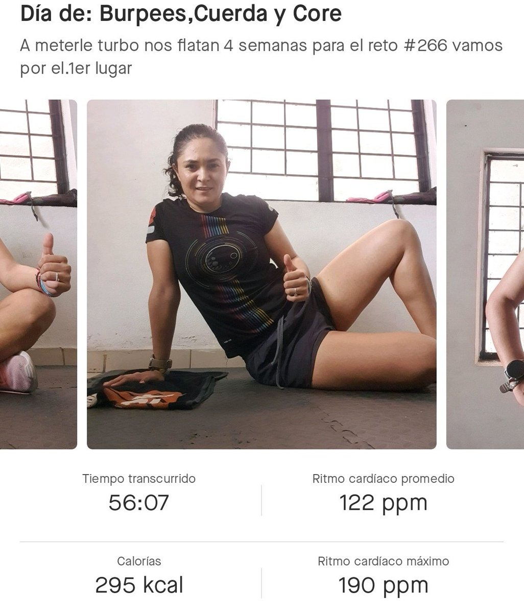 Esmerleonv's tweet photo. Day 18: 30 Burpees #burpeechallenger jaja porq ayer casualmente se nos olvidaron 🤭 @YogaWithCriss
A 1 semana del #23kAstrotrailNocturnoOsoNegro #cascadacoladecaballo #UTON24 #Domaalabestia a menos de 3 semanas del #42kmty @Maratonmty vamos por ese reto #266 Tónicar 👊💪🏃♀️🏔 https://t.co/Sg0mzdC792
