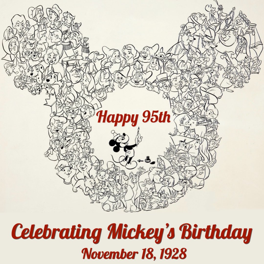 DisneyExploring's tweet photo. Happy 95th Birthday #MickeyMouse https://t.co/fkrkpvM3gW