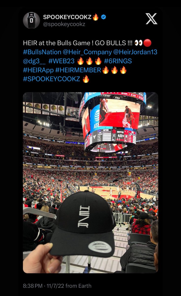 spookeycookz's tweet photo. Happy Birthday Brodie @HeirJordan13 !!! 🥳🎉🍾Blessings to you and your family!!!
#OneOfUs Forever grateful for letting me Join the HEIR family🔥🔥🔥 🫡🙏🏻
#HEIR #6RINGS
#WEB23 #Jordan23 
🐐 https://t.co/sd3wd7kzSQ