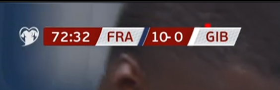 Meme le scoreboard il est essoufflé