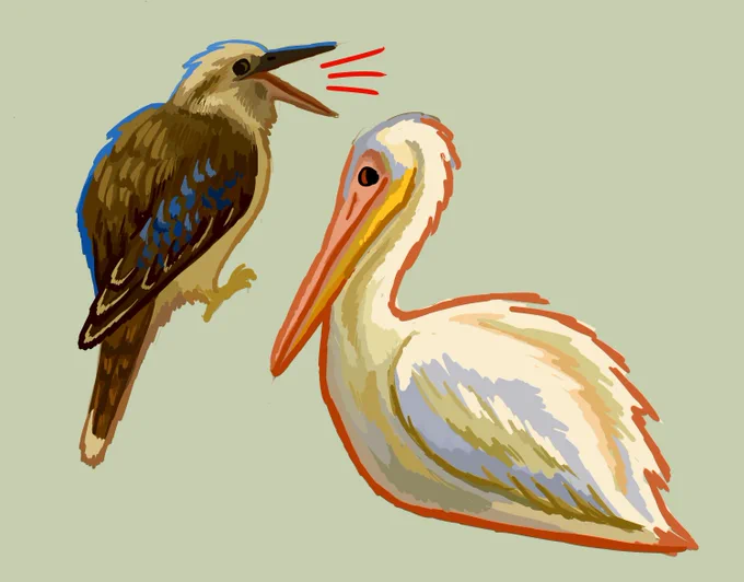 Would you like a bird doodle? For the low low price of $10? If you pledge $10 to my Ko-fi along with your bird of choice, I will draw you a bird!  