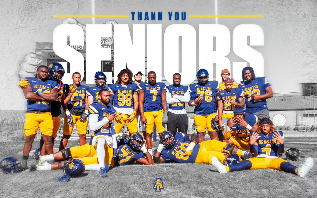 Thanks to all the seniors for their leadership throughout the years. You are appreciated 🫡 #AggiePride | #Elite | #CAAFB