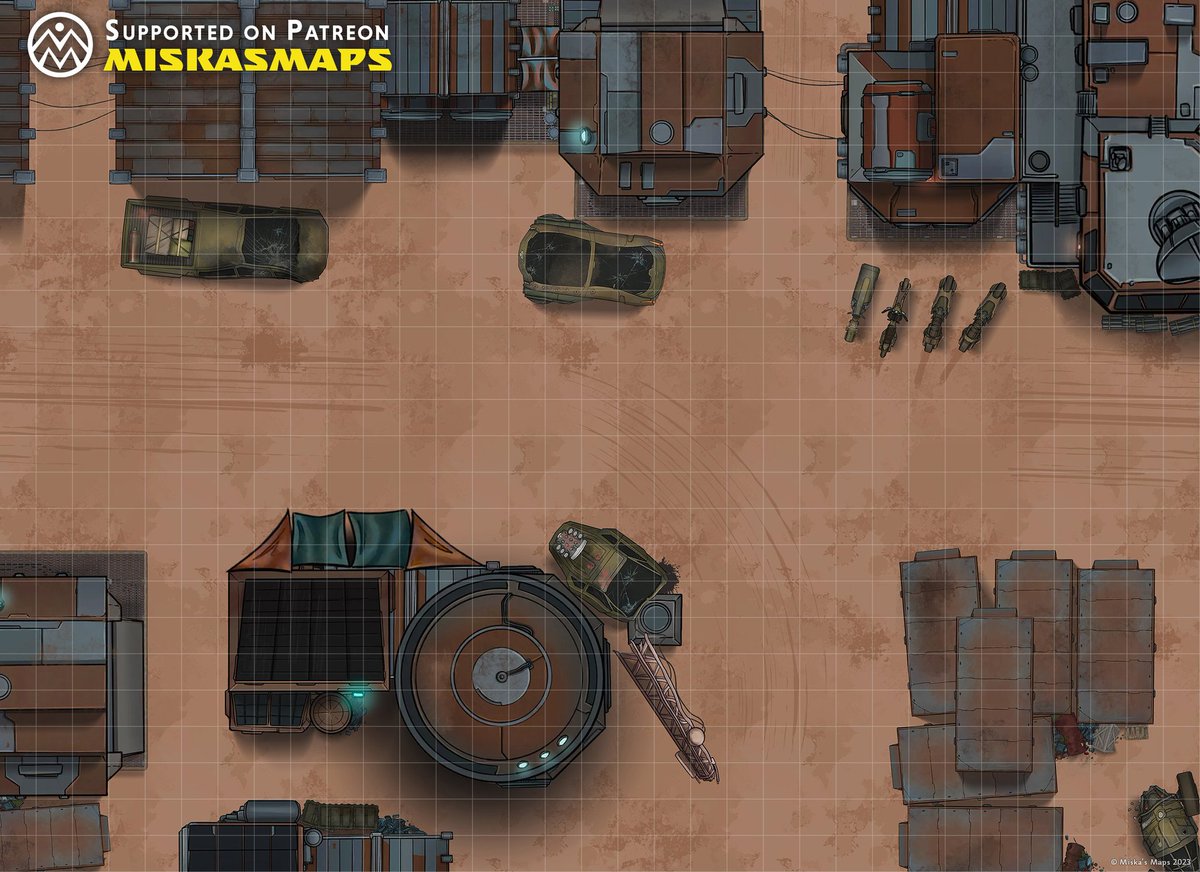 MiskasMaps's tweet photo. Some #scifimaps by Miska's Maps.
Me and my small team of map artists focus mostly on sci-fi, cyberpunk (@cyberpunkmaps ) and modern horror maps (@MythosMaps ). You can support my projects on Patreon and marketplaces like #Drivethrurpg, #forgebazaar &amp; #roll20

#selfpromosaturday https://t.co/BEmhnBf5RK