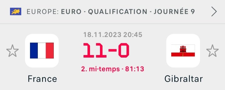 vincentlawe's tweet photo. #FraGib 11-0
À 10 minutes de la fin du TR...
#StopHumiliation 🤦🏽♂️ https://t.co/dIBWHytuqq