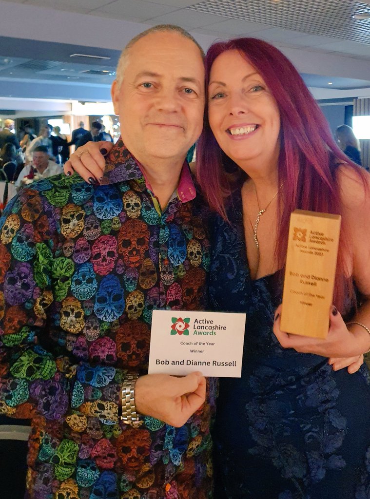 SportFylde's tweet photo. Congratulations Bob &amp; Dianne Russell of Lytham Tae Kwon-Do who won Coach(es) of the Year at last  nights Active Lancashire Sports Awardnight  Flying the flag 🇰🇷for Tae Kwon-Do and the TAGB 🙌 What a fabulous surprise! 😲 #activelancs23 @ActiveLancs https://t.co/41Ma4SOsrd