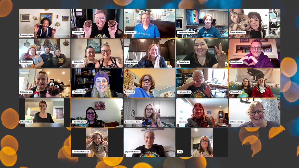 sambaschutte's tweet photo. Thank you so much to everyone who joined in today’s chaotic class! I’m so proud of you all and so grateful. Love seeing all your creations😍🧁 400 people joined to support @LAFoodBank and @BeMomentus! Thank you and Happy Crewsgiving- let’s keep spreading joy✨ and stiddies? https://t.co/eMgn5gBsDX