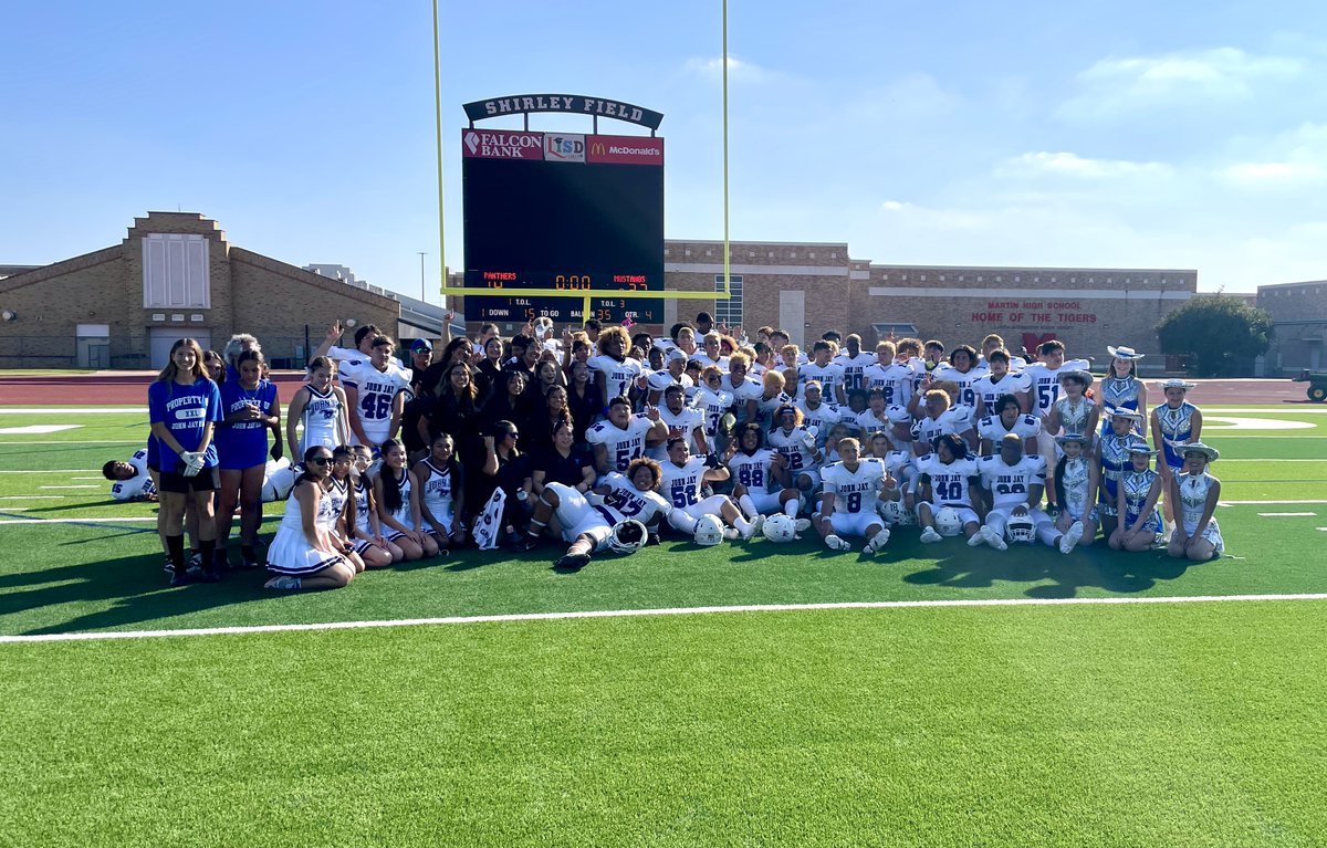 NISD's tweet image. Congratulations to our Jay Mustangs on a 27-14 victory over Weslaco! They're headed to the next round of playoffs for the first time in school history! 🏈🎉  #TeamNorthside