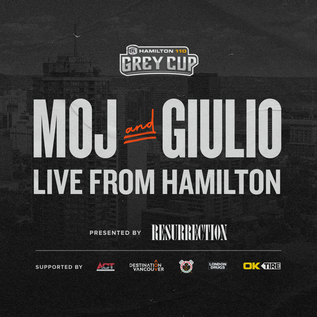 BCLions's tweet photo. In the final hour of Live From Hamilton, @The_Real_Moj has a guest fest that includes #BCLions players David Menard and David Mackie.

Tune into that and all of this week's #GreyCup Coverage 👇🏿

https://t.co/83F3I9xhcH https://t.co/az3XRTaYXg